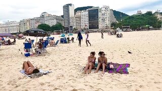 ????????Rio de Janeiro COPACABANA Beach Walk Tour BRAZİL