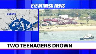 2 teens dead after being pulled from waters off NYC beach