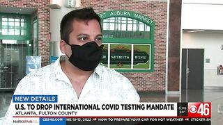 US drops COVID testing for international travel