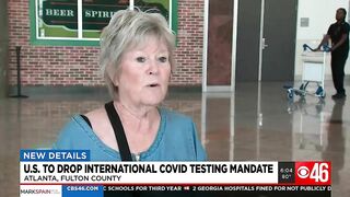 US drops COVID testing for international travel