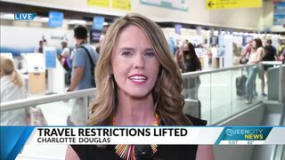 Travel restrictions lifted, CLT Airport sees large crowds