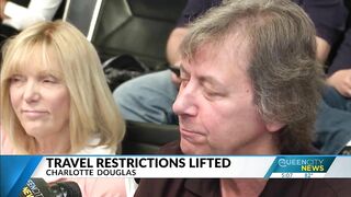 Travel restrictions lifted, CLT Airport sees large crowds