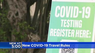 Businesses look to benefit from new COVID-19 international travel rule