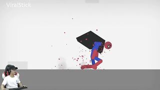 Stickman Dismounting Funny Moments #16 | Spider Man Fails | Viral Stick