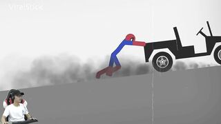 Stickman Dismounting Funny Moments #16 | Spider Man Fails | Viral Stick