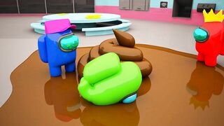 AMONG US vs POOP | BEST 3D ANIMATION #8389 | A SELECTION OF FUNNY MOMENTS ABOUT POOP AND IMPOSTOR