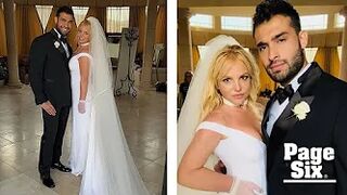 Britney Spears marries fiancé Sam Asghari in fairy-tale wedding | Page Six Celebrity News