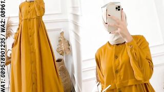 Inilah model gamis lebaran terbaru model masa kini