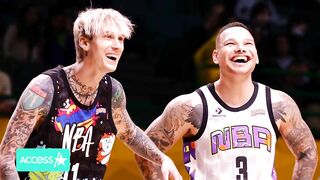 Megan Fox Supports Machine Gun Kelly At NBA Celebrity All-Star Game