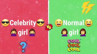 Celebrity girl vs Normal girl ???????? | Celebrity girl ki dress vs Normal girl ki dress