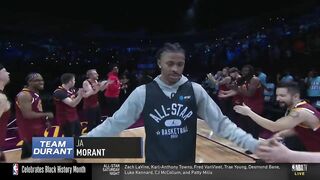 Team Durant - Players Introductions - 2022 NBA All-Star Practice