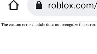 Roblox Server Down 2022 | roblox the custom error module does not recognize this error.