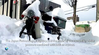 Japan is completely paralyzed: The height of snowdrifts exceeds 4 meters