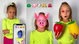 The Best Emoji Challenge Tutorial | Yummy Fruits + More Shorts Compilation Videos by AnnaKova