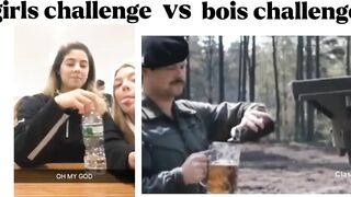 Girls challenge vs boys challenge