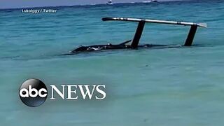 Chopper crashes off into water near Miami Beach | ABC News