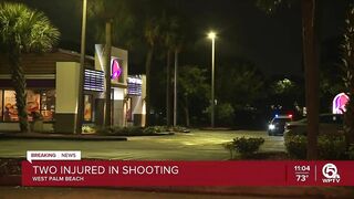 2 shot inside Taco Bell in West Palm Beach