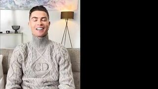 Ronaldo saying SIUUU after reaching 400m Instagram followers and makes £1.7m per post