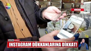 Instagram dükkanlarına dikkat!