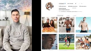 Cristiano Ronaldo reaction and celebrates 400 MILLION Instagram followers