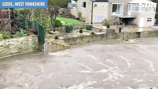 Storm Franklin: Brits told ‘do NOT travel today’ as 400 homes evacuated & train stations underwater
