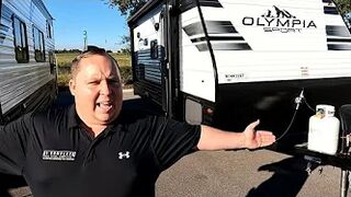 Highland-Ridge Olympia Sport 19BH Travel Trailer Tour with Matt’s RV Reviews