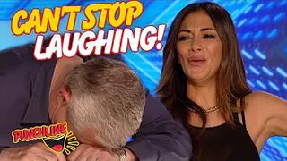 Louis Walsh And Nicole Scherzinger LOSE IT During FUNNY X Factor Audition