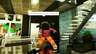 When DORA doesn’t wanna go to School ???? || Brookhaven Meme (Roblox)