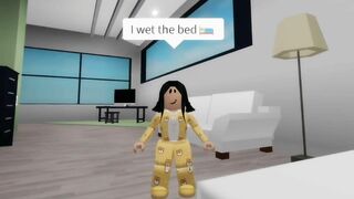 “When your 3year old daughter just peed in bed” | Brookhaven Meme (Roblox)