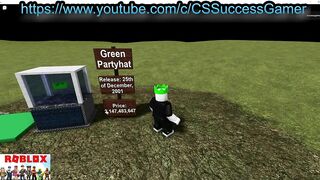 Runescape Rare Party Hat revisted in Roblox World