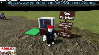 Runescape Rare Party Hat revisted in Roblox World