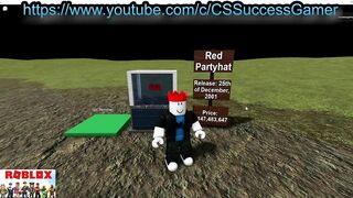 Runescape Rare Party Hat revisted in Roblox World