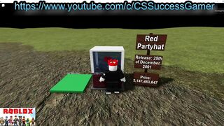 Runescape Rare Party Hat revisted in Roblox World