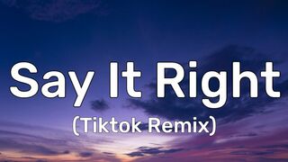 Nelly Furtado - Say It Right (Sped Up TikTok) (Lyrics) "Oh you don't mean nothing at all to me"