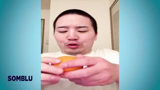 CRAZY Junya1gou Funny TikToks ( EATING FRUIT CHALLENGE )