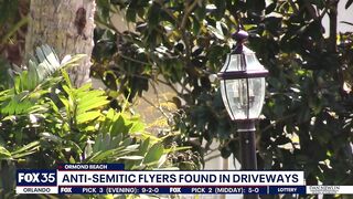 Ormond Beach residents find antisemitic flyers in driveway