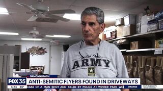 Ormond Beach residents find antisemitic flyers in driveway