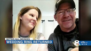 Couple reunited with wedding ring lost at Clearwater Beach restaurant