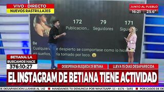 Betiana Rossi: se registró actividad en su Instagram