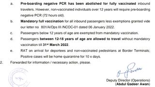 New Travel Advisory For Pakistan | Travel To Pakistan | Good News About PCR Test