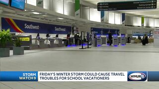 Friday storm could cause travel troubles for school vacationers