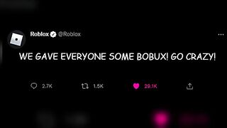 Roblox is GIVING EVERYONE 50k ROBUX! ????????