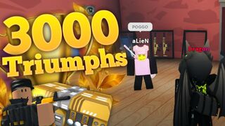 I finally got 3k triumphs in TDS | Roblox