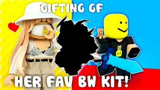 Gifting My Gf her FAV KIT on Roblox Bedwars