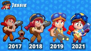 Brawl Stars - Jessie Remodel & Icons (2017 - 2022)