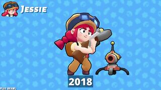 Brawl Stars - Jessie Remodel & Icons (2017 - 2022)