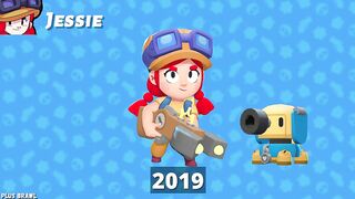 Brawl Stars - Jessie Remodel & Icons (2017 - 2022)