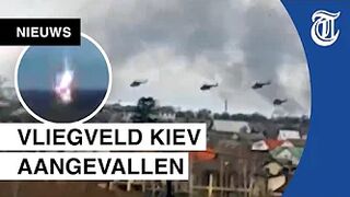 Helikopters neergeschoten bij aanval op Kiev