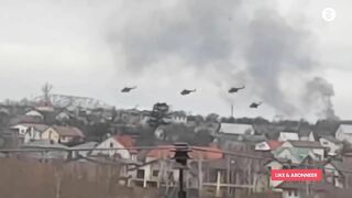 Helikopters neergeschoten bij aanval op Kiev