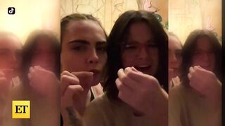 Selena Gomez Shares TikTok FAIL Alongside Cara Delevingne